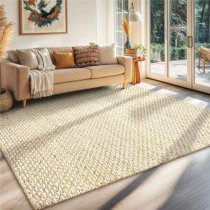 Homespice Rugs-Farmhouse-Saddleback-Cream & Wheat