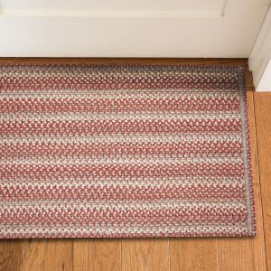 Homespice Rugs-Ultra Durable Braided Slims-Sienna-Rusty Red