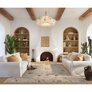 Couristan Rugs UTOPIA JUNO UT011003 SILVER MULTI