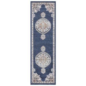 Concord Global Rugs-Vintage Collection-Vintage Ousshak Navy , Navy