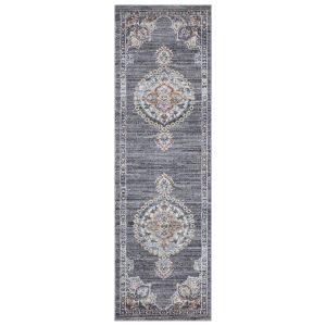 Concord Global Rugs-Vintage Collection-Vintage Ousshak Gray , Gray