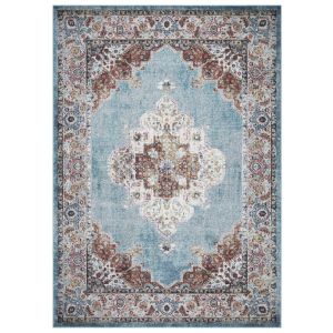 Concord Global Rugs-Vintage Collection-Elegance Blue , Blue