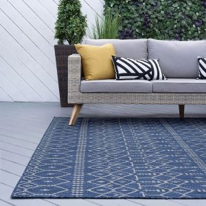 Tayse Rugs Veranda Evka VND2007 Navy