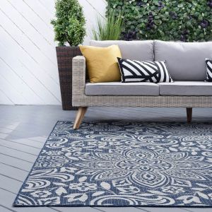 Tayse Rugs Veranda Savine VND2607 Navy