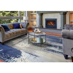 KAS Rugs Watercolors WAT6230 Ice Blue