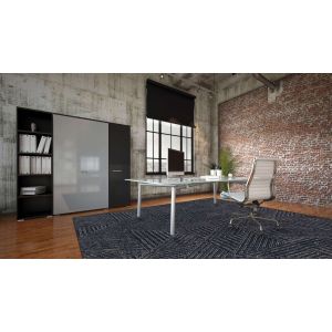 Joy Carpets Rugs WorkSpace 2129-03 Above Board Onyx