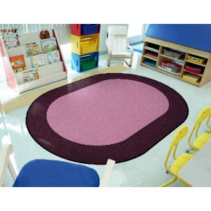 Joy Carpets Rugs Kid Essentials 1898-04 All Around Purple