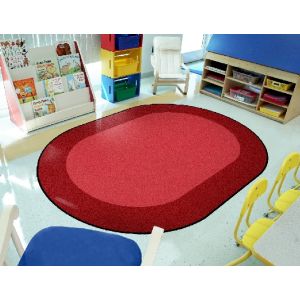 Joy Carpets Rugs Kid Essentials 1898-05 All Around Red