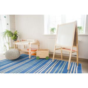 Joy Carpets Rugs Kid Essentials 2010-02 All Lined Up Pastel