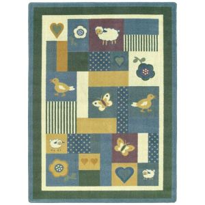 Joy Carpets Rugs Kid Essentials 1532-02 Baby Love Soft blue