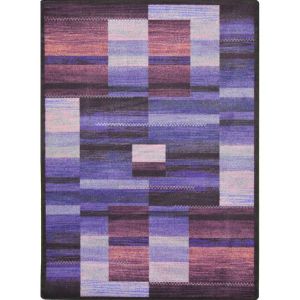 Joy Carpets Rugs Kid Essentials 1699-02 Boomblox Purple