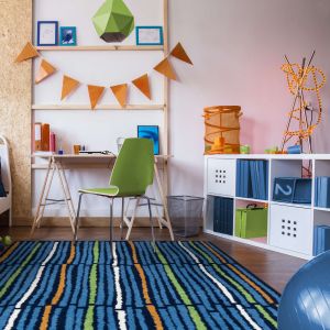 Joy Carpets Rugs Kid Essentials 1700-01 Cascade Multi
