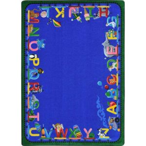 Joy Carpets Rugs Kid Essentials 1925-00 Choo Choo Letters N/A