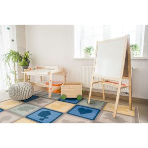 Joy Carpets Rugs Kid Essentials 2014-01 Cuddly Creatures Multi