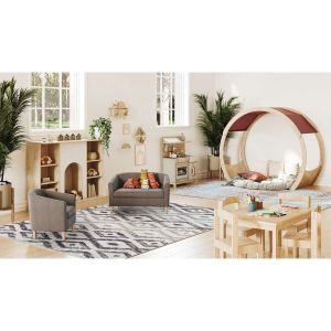 Joy Carpets Rugs Kid Essentials 2178-02 Diamond Oasis Twilight