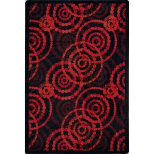 Joy Carpets Rugs Kid Essentials 1517-01 Dottie Ruby