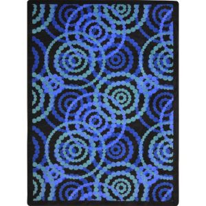 Joy Carpets Rugs Kid Essentials 1517-02 Dottie Sapphire