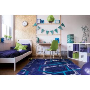 Joy Carpets Rugs First Take 1985-03 Double Helix Violet