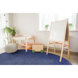 Joy Carpets Rugs Kid Essentials 0080-03 Endurance Midnight Sky