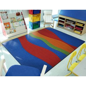 Joy Carpets Rugs Kid Essentials 1858-04 Flow Primary