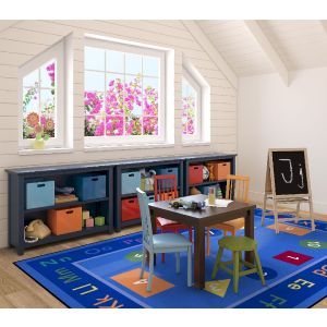 Joy Carpets Rugs Kid Essentials 2047-01 Fun-damentals Multi