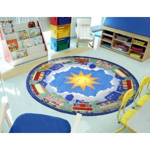Joy Carpets Rugs Kid Essentials 1589-01 In Training Multi