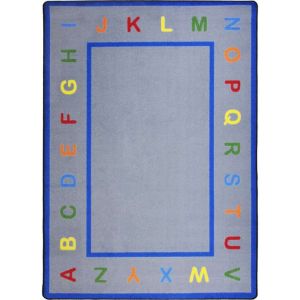 Joy Carpets Rugs Kid Essentials 1810-01 Learn Your Letters Multi