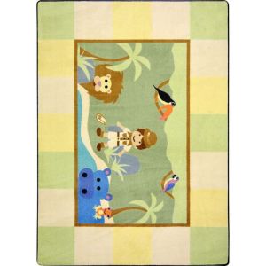 Joy Carpets Rugs Kid Essentials 1708-01 Lil' Explorer Multi