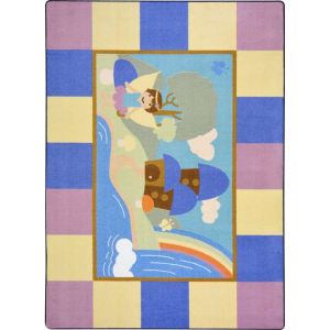 Joy Carpets Rugs Kid Essentials 1705-01 Lil' Fairy Multi