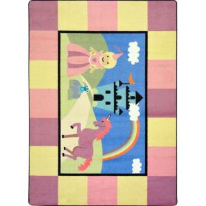 Joy Carpets Rugs Kid Essentials 1706-01 Lil' Princess Multi