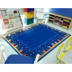 Joy Carpets Rugs Kid Essentials 2055-01 Magic of Reading Multi