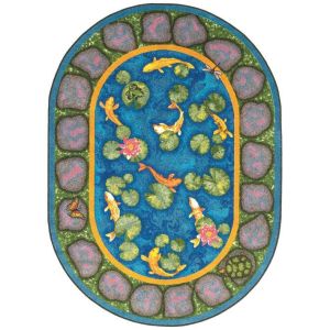 Joy Carpets Rugs Kid Essentials 1487-01 Maria's Garden Multi