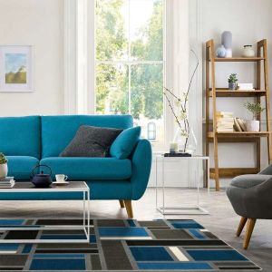 Joy Carpets Rugs First Take 2077-01 Matilda Sapphire