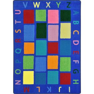 Joy Carpets Rugs Kid Essentials 1865-01 My Space Multi