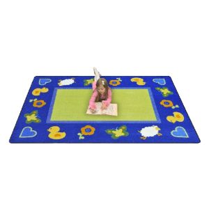 Joy Carpets Rugs Kid Essentials 1889-01 Nature's First Signs Multi