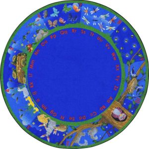 Joy Carpets Rugs Kid Essentials 1878-01 Nature's Numbers Multi