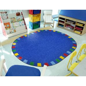 Joy Carpets Rugs Kid Essentials 1973-01 On the Border Brights