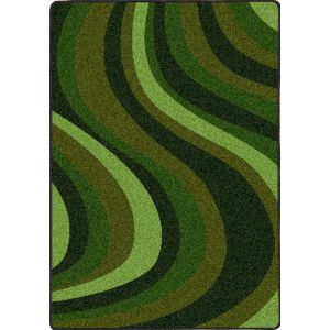 Joy Carpets Rugs Kid Essentials 1563-03 On the Curve Green