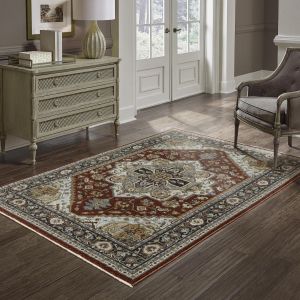 Oriental Weavers Rugs ABERDEEN ABERD 1144r Red/ Blue