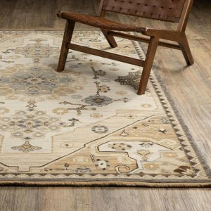 Oriental Weavers Rugs ACACIA ACACI aca03 Tan/ Grey