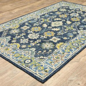 Oriental Weavers Rugs ALFRESCO ALFRE 28405 Navy/ Blue