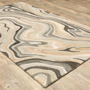 Oriental Weavers Rugs ANASTASIA ANA 68007 Beige/ Charcoal