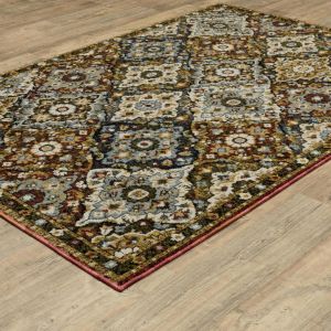 Oriental Weavers Rugs ANDORRA ANR 2408a Red/ Multi