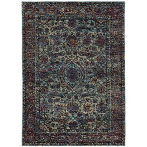 Oriental Weavers Rugs ANDORRA ANR 6846b Blue/ Purple