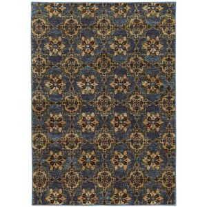 Oriental Weavers Rugs ANDORRA ANR 6883c Blue/ Gold