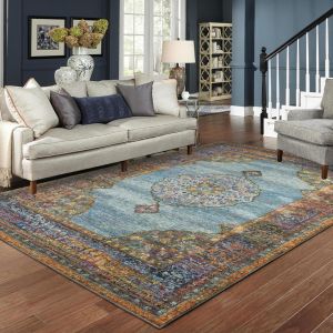 Oriental Weavers Rugs ANDORRA ANR 7139a Blue/ Multi