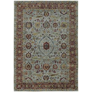 Oriental Weavers Rugs ANDORRA ANR 7155a Blue/ Red