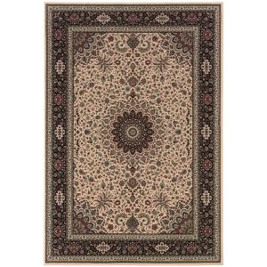 Oriental Weavers Rugs ARIANA ARI 95i Ivory/ Black