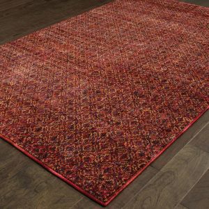 Oriental Weavers Rugs ATLAS ALS 8048k Red/ Rust