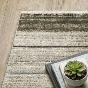 Oriental Weavers Rugs BAUER BAUER 90n Beige/ Charcoal